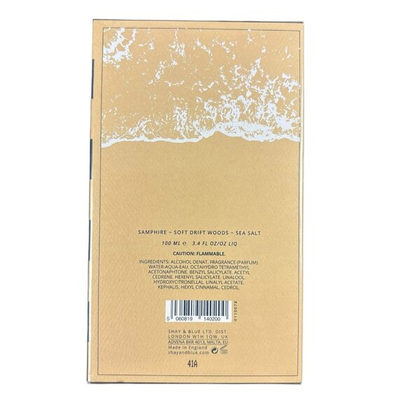 Shay and Blue Driftwood Sea Salt Eau de Parfum 100 ml 3.4 oz Unisex New - Picture 2 of 2